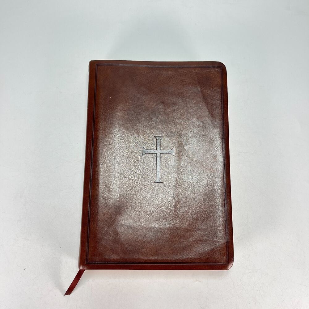 Holman KJV Super Giant Print Reference Brown Leather Touch 2019 King James Bible